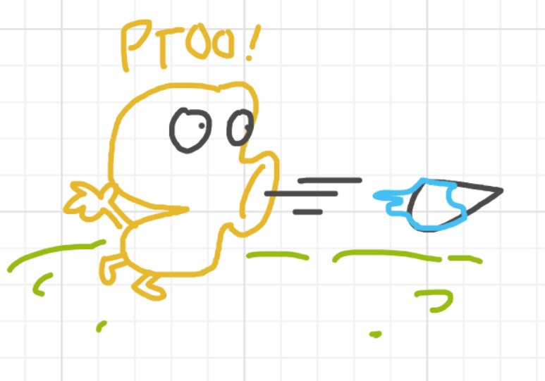 A panel from What's The Point, episode five of the Board Boards object show by Furretwalk/WalkingFurret.